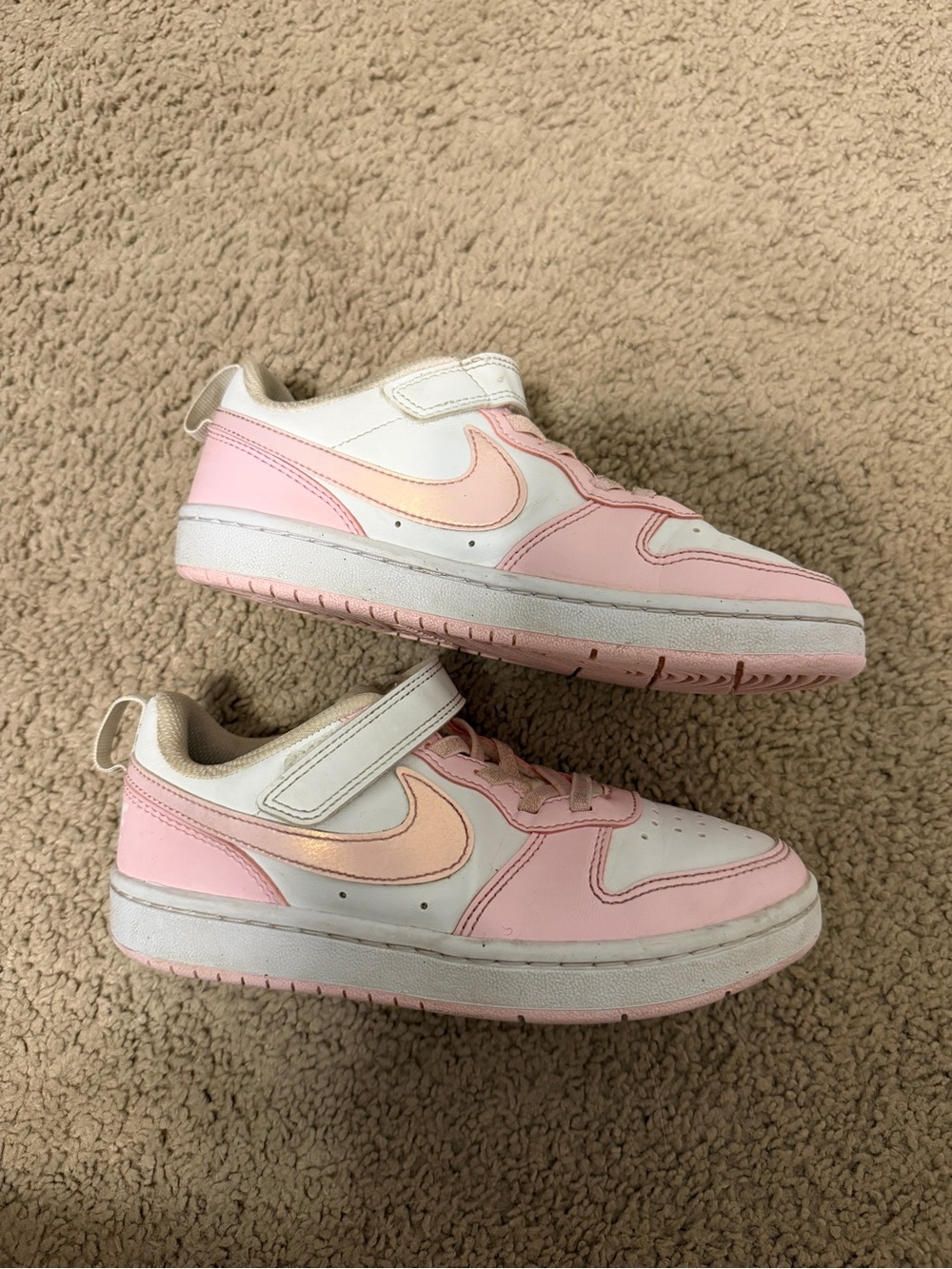Nike Kids' Pink & White Sneakers